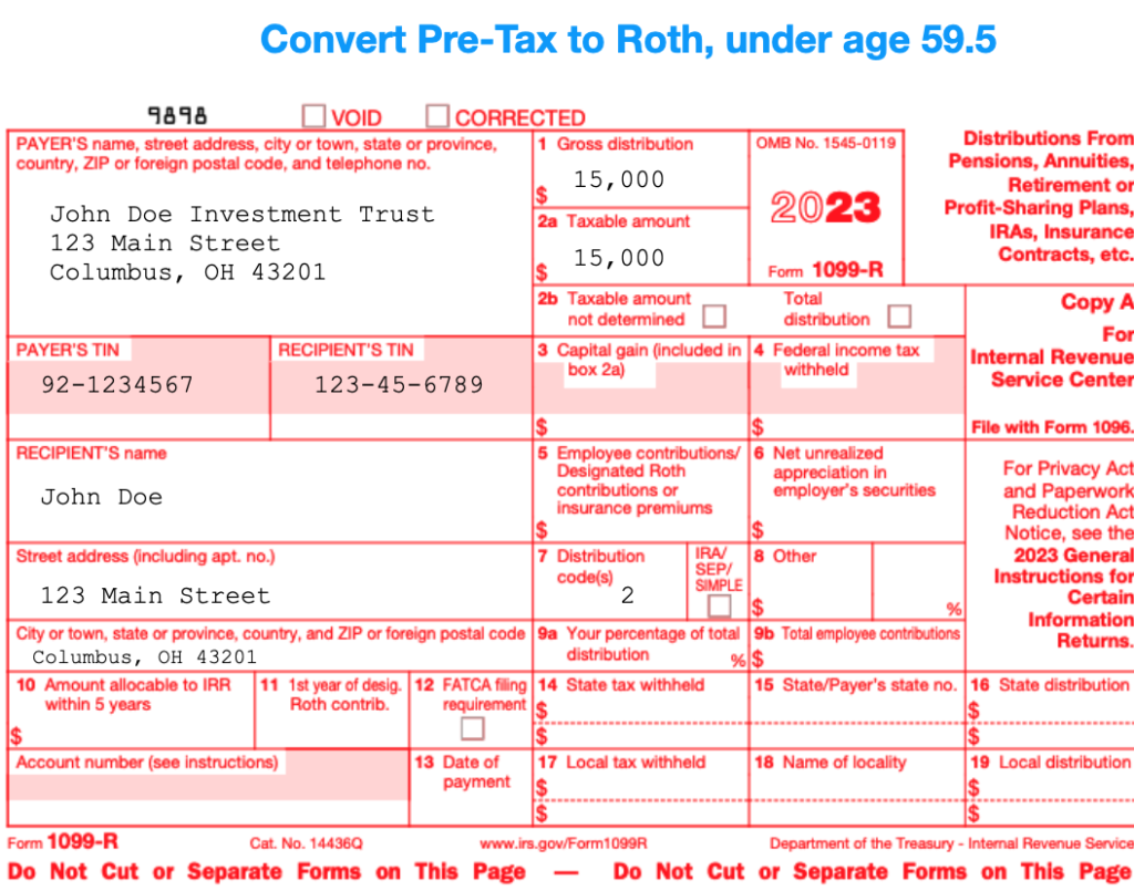 How To File Irs Form 1099 R Solo 401k 5727